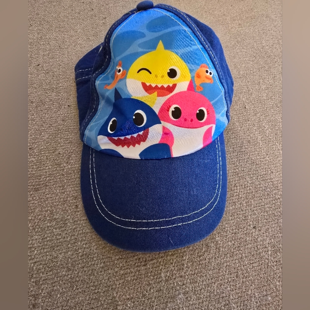 Pink Fong Baby Shark Blue Kids Cap
